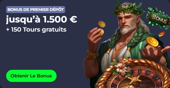 Casino bonus offer: up to €1500 + 150 free spins with elf and roulette