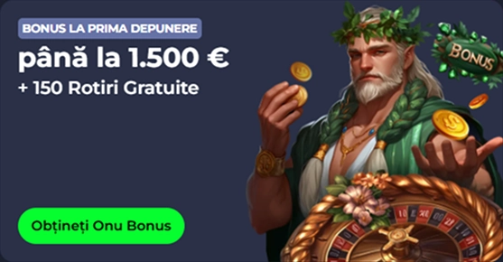 Casino bonus offer: up to €1500 + 150 free spins with roulette