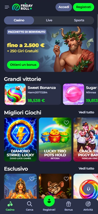 Friday Roll casino app: Welcome bonus, slots, and live games